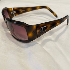 Chanel Tortoise Shell Sunglasses